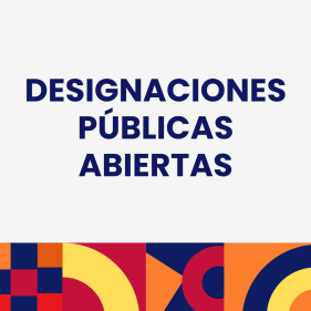 Designaciones públicas abiertas (1) Designaciones públicas abiertas (1)